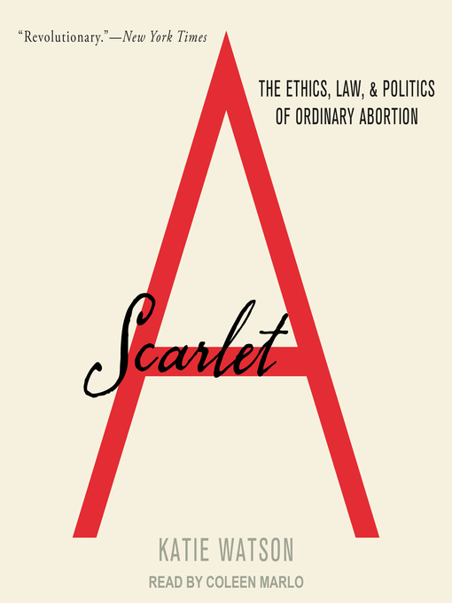 Title details for Scarlet A by Katie Watson - Available